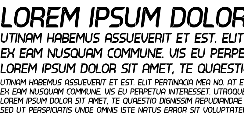 Sample of Serbia Italic