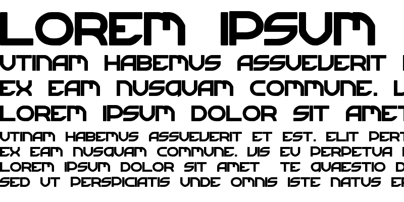 Sample of Sergeant TechnicFont 2 Regular