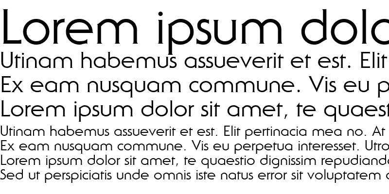 Sample of SerifGothic LT Regular