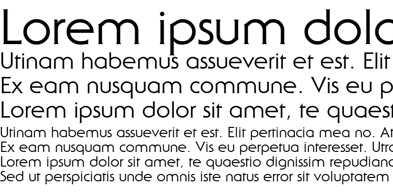 Sample of SerifGothic