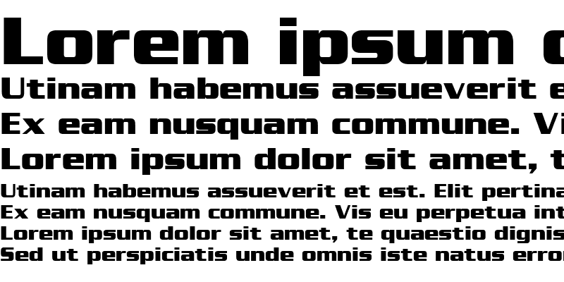 Sample of Serpentine Sans ICG Bold