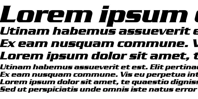 Sample of SerpentineDBol Italic