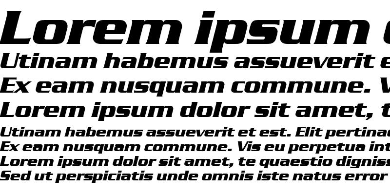 Sample of SerpentineDEEBol Italic