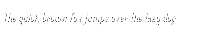 Preview of Sexything Thin Italic