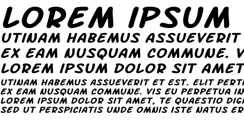 Sample of SF Arch Rival Extended Bold Italic