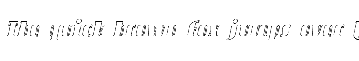 Preview of SF Avondale Outline Italic
