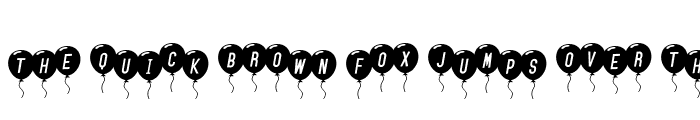 Preview of SF Balloons Italic