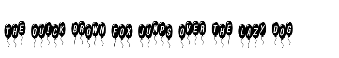 Preview of SF Balloons Thin Italic