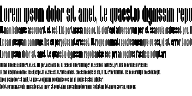 Sample of SF Baroquesque Condensed