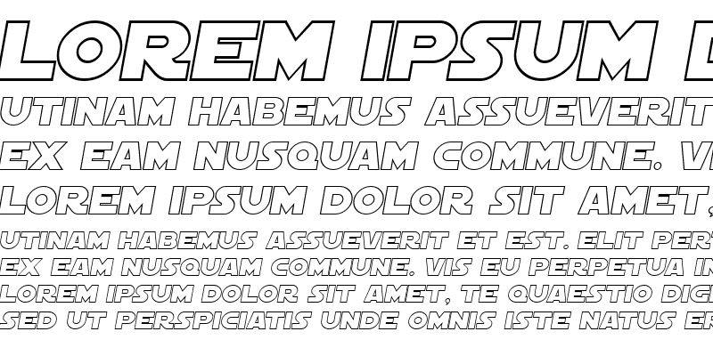 Sample of SF Distant Galaxy Outline Italic