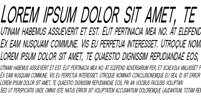 Sample of SF Florencesans SC Comp Italic
