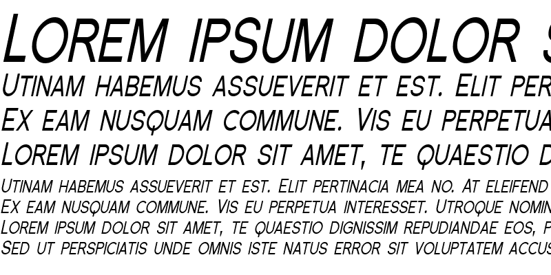 Sample of SF Florencesans SC Cond Italic