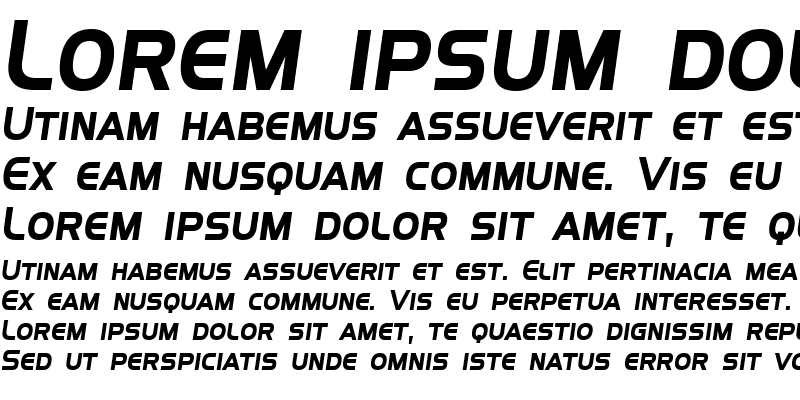 Sample of SF Fourche SC Italic