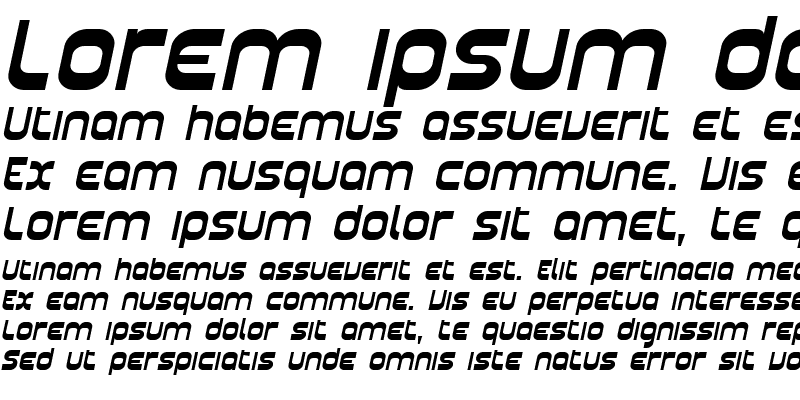 Sample of SF Plasmatica Ext Italic
