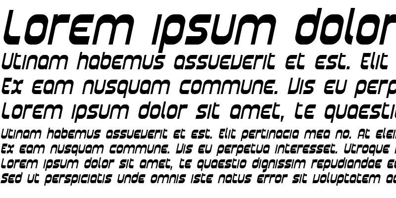 Sample of SF Plasmatica Italic