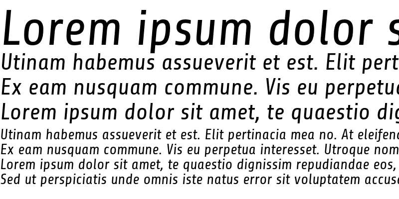 Sample of Share Italic