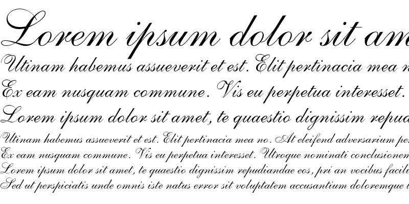 Sample of ShelleyAllegroScript