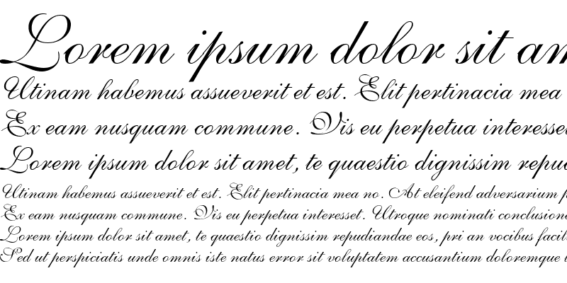 Sample of ShelleyVolanteScript