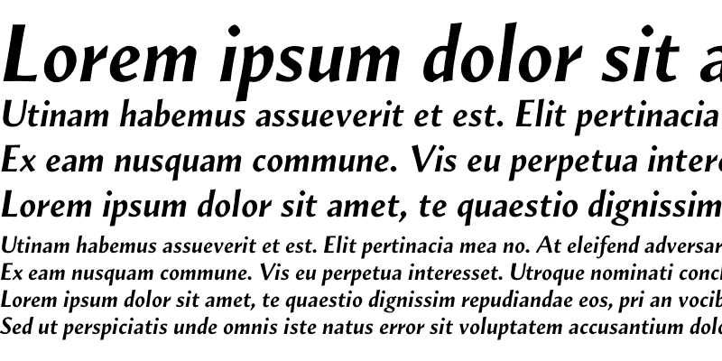 Sample of ShellSansExpert Bold Italic