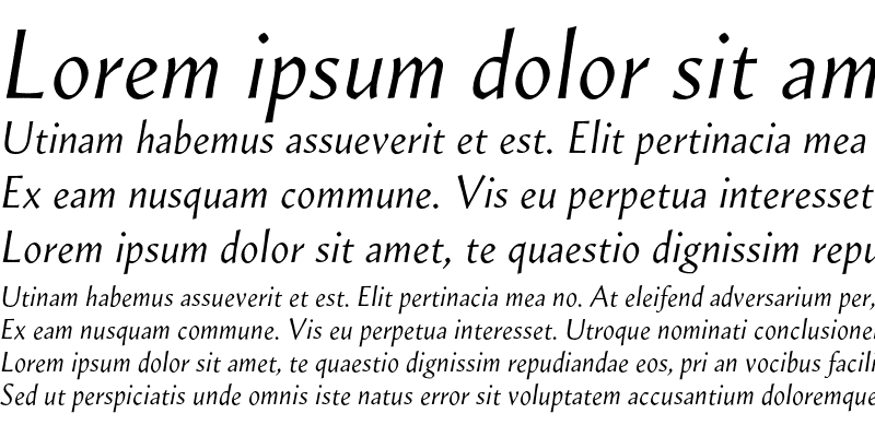 Sample of ShellSansExpert Italic