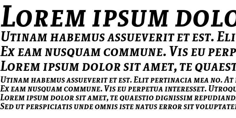 Sample of SheriffCaps Bold Italic