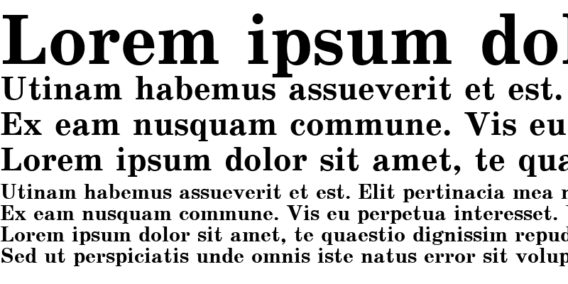 Sample of Shkolnaya Bold