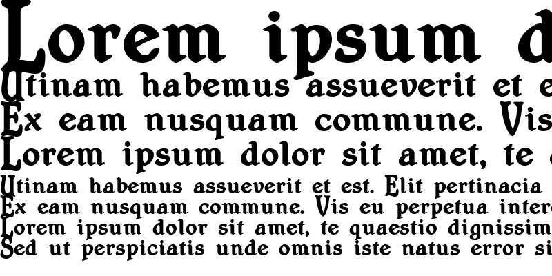 Sample of ShrewsburyTitling