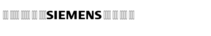 Preview of Siemens Logo Regular