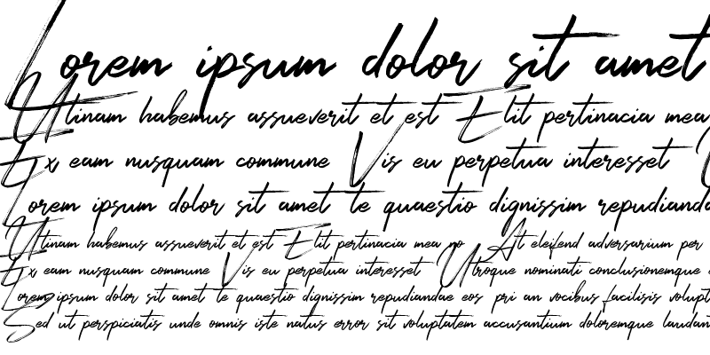 Sample of Signatour Regular