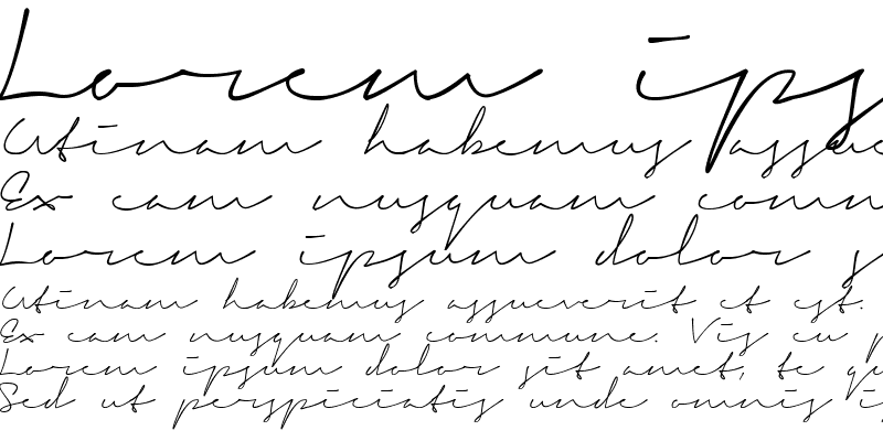 signerica font