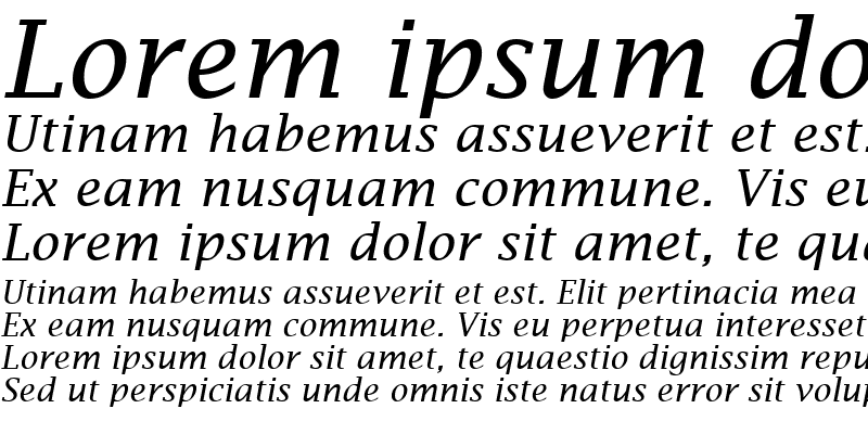 Sample of Signs Of Life 2 Italic