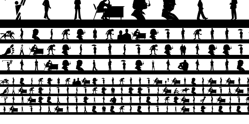 Sample of SilhouettesSocled Regular