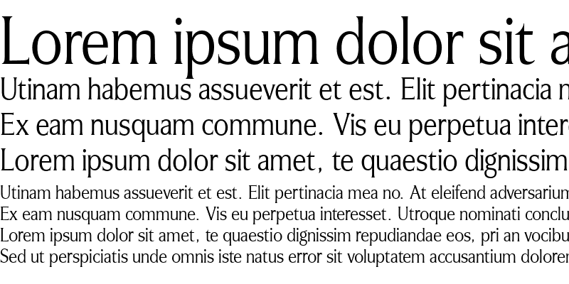 Sample of SilveradoLightCondensed Roman