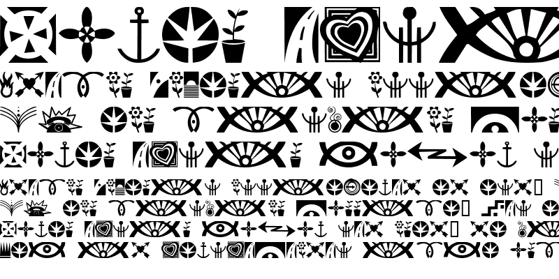 Sample of Simbolos 1 Regular