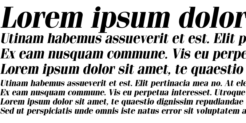 Sample of Simeiz Bold Italic
