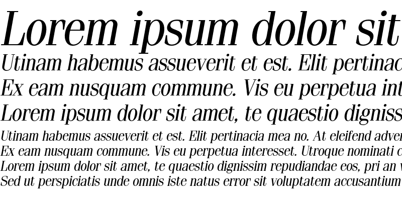 Sample of Simeiz Italic