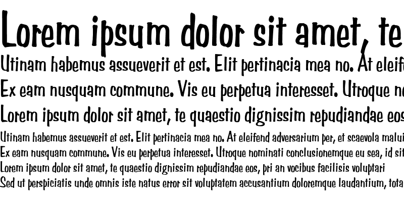 Sample of Simpson Condensed Bold