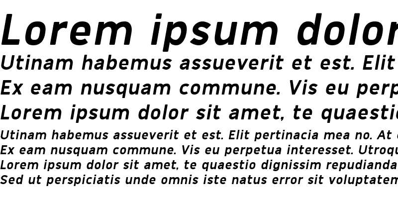 Sample of Simvoni Bold Italic