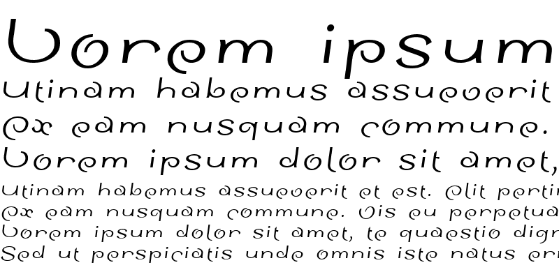 Sample of SinahSans LT Roman Italic