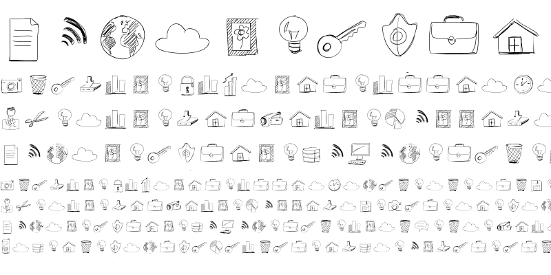 Sample of SketchIcons