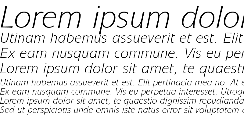 Sample of SkiptonLightSSK Italic