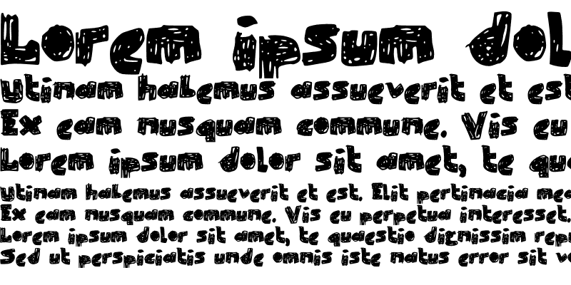 Sample of SkribbleBlack Black