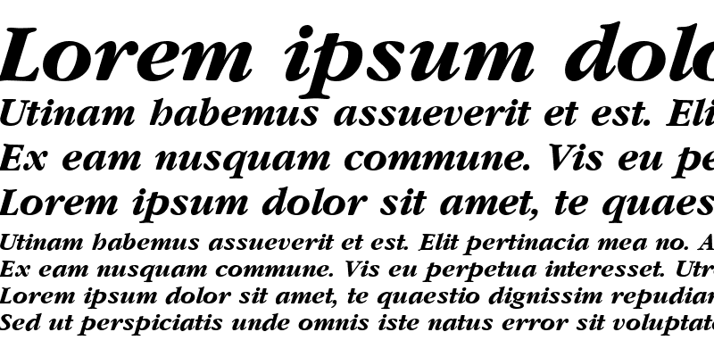 Sample of Skt Garland Bold Italic