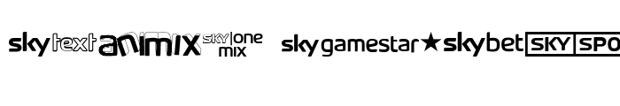 Preview of Sky TV Channel Logos Regular