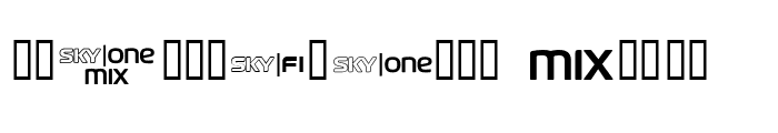 Preview of SKYfontone Regular