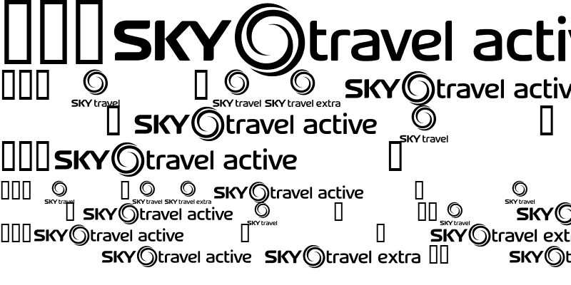 Sample of SKYfonttravel