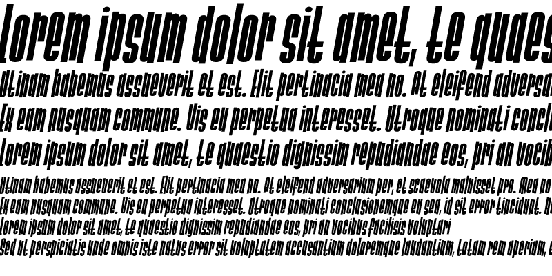 Sample of SlackCasual Bold Italic