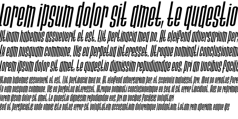 Sample of SlackCasual Medium Italic