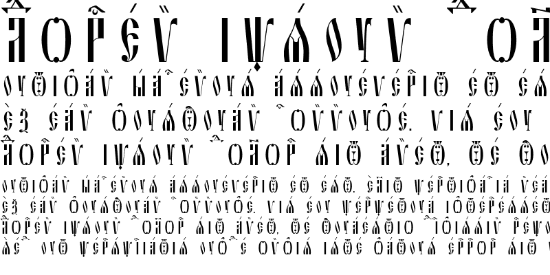 Sample of Slavjanic Ucs