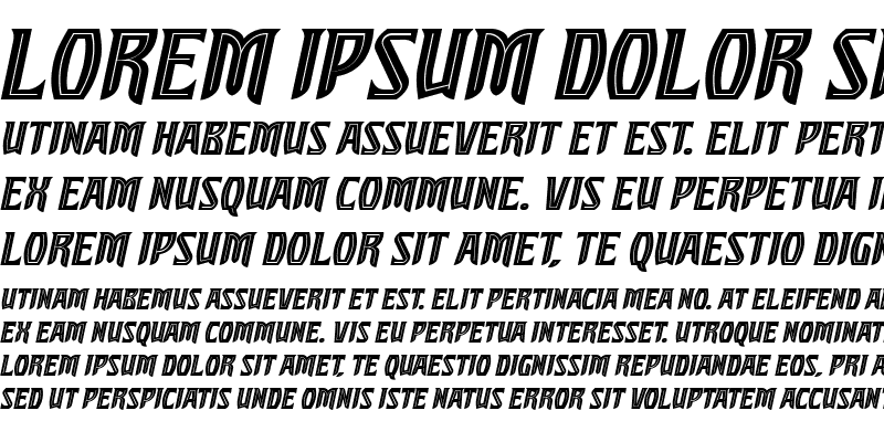 Sample of SleuthSerif BB Italic